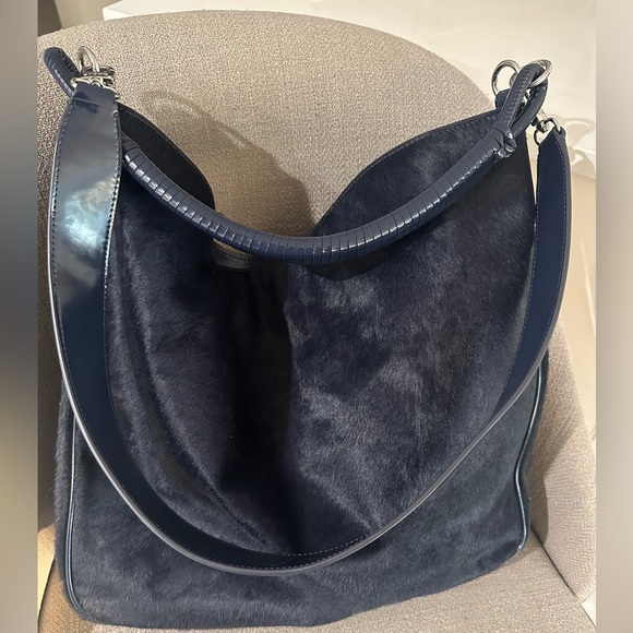 STAUD Perry Calf Hair Slouchy Hobo Tote - Picture 6 of 6